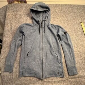 Jordan Icon Tech Fleece Hoodie Gray Men's XL Full Zip Nike